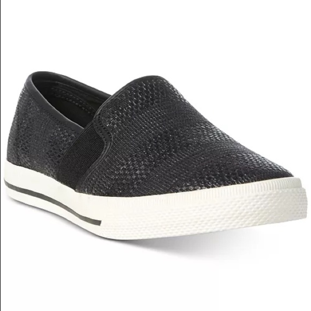 New Lauren by Ralph Lauren Women's Jinny Slip-On Sneakers Black Size 8